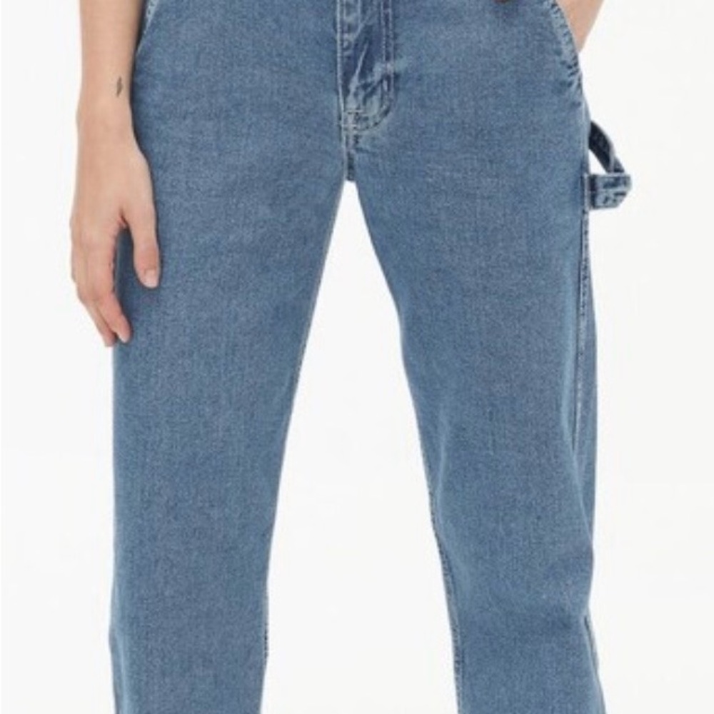 Aeropostale Women's Straight Leg Blue Jeans